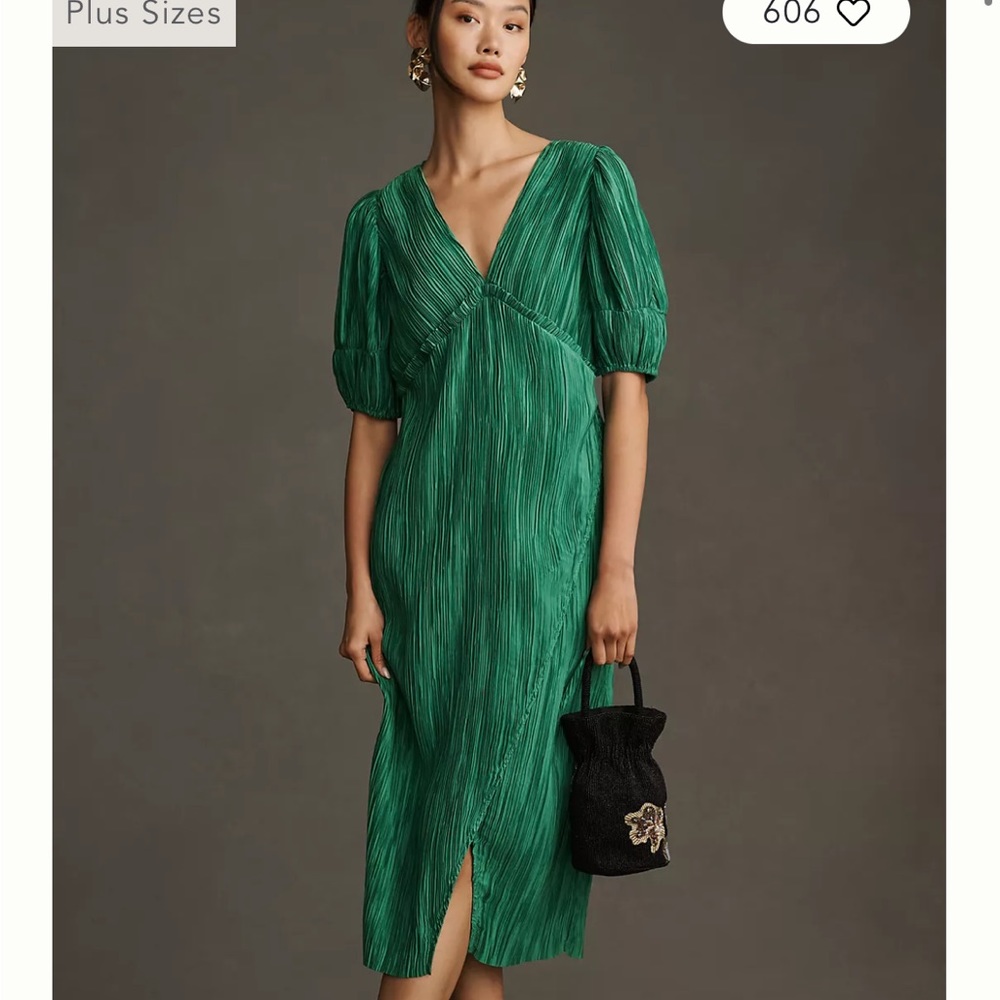 Anthropologie pleated dress